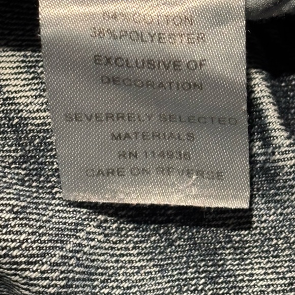 FLYPAPER Men's Jeans 32/30 Bootcut Blue Denim RN 114936 Y2K Grunge - Picture 9 of 12